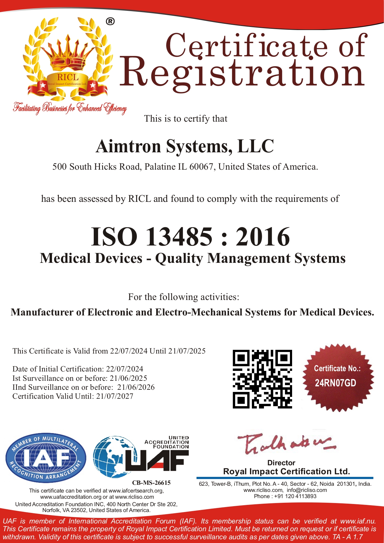 Aimtron-Systems-ISO-13485-2016-Certificate