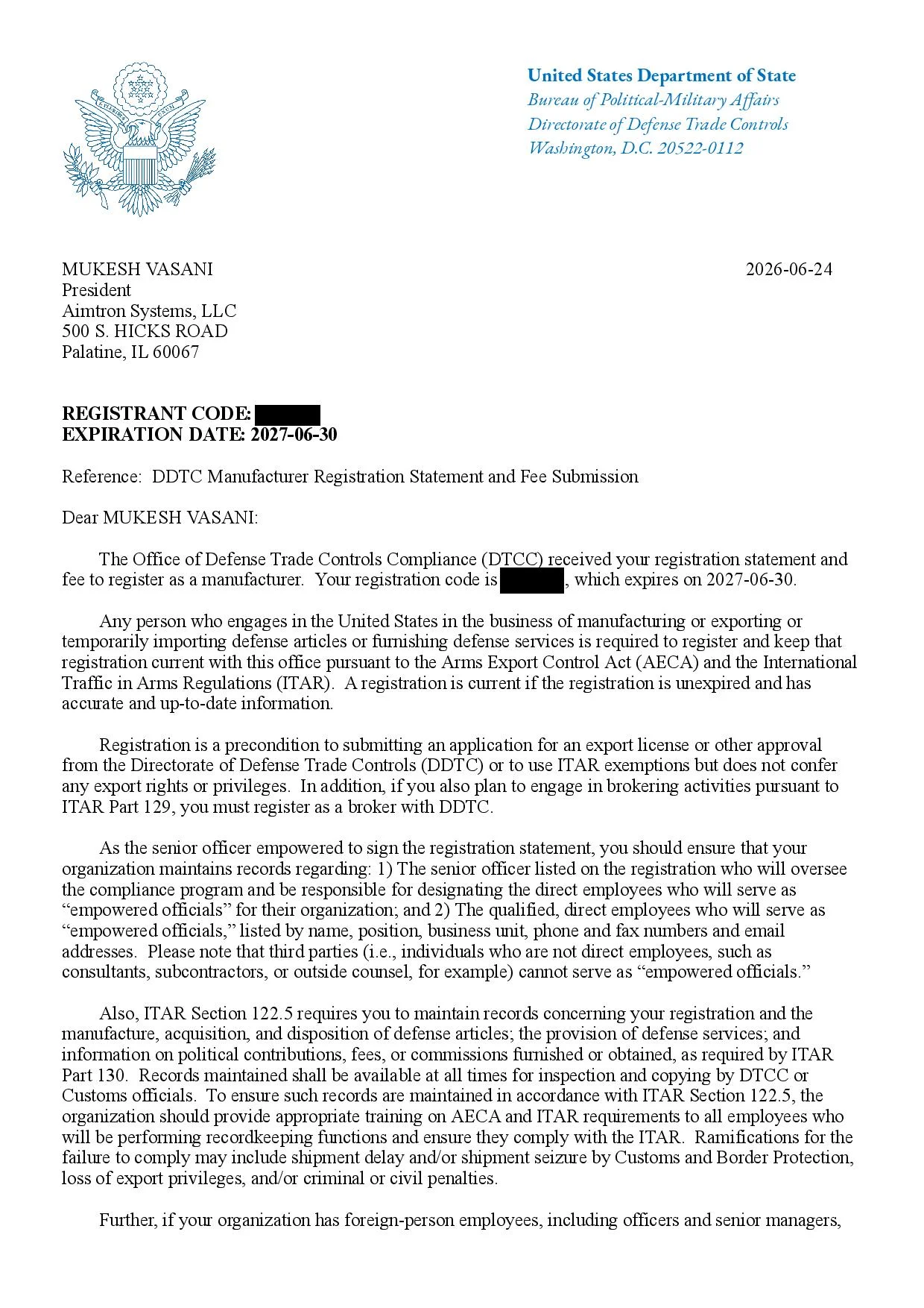 ASLRegistration Letter_Redacted